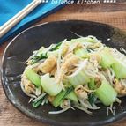 ５分で野菜不足解消。油揚げともやしのオイスター炒め