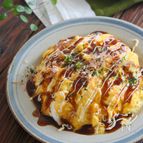 卵はのせるだけ！ラク飯♡包まないとんぺい焼き