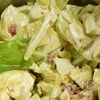 ほっこり温まる！キャベツと春雨の【食べるピリ辛キムチスープ】の工程2