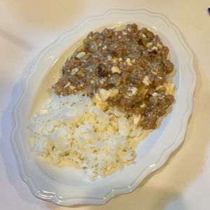 みわの作ってみた!投稿(あっさりだけど旨味たっぷり【鶏しお麻婆豆腐丼】)