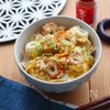 ちくわ×卵の最強コスパ丼!ちくわの卵とじ丼の工程4