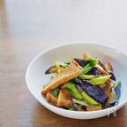 厚揚げと茄子の甘辛炒め