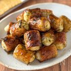 【チーズちくわのソース磯辺炒め】チーズがのびて子ども大喜び♪
