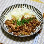 しゃぶしゃぶ用豚肉で「豚の生姜焼き」