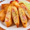 レンジで簡単♬【ベーコンポテトペッパー春巻き】パリッホクッ♡