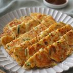 【夏野菜チヂミ】米粉＆豆腐のヘルシー生地