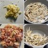 【鶏ごぼうの炊き込みご飯】ごろっと鶏肉で食べ応え満点♡の工程1
