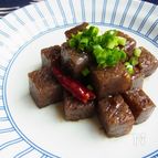 こんにゃくのスタミナ照り焼きステーキ