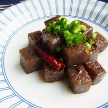 こんにゃくのスタミナ照り焼きステーキ