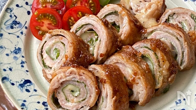 三枚肉しそ巻き 豚バラしそチーズ巻き | レシピサイトNadia