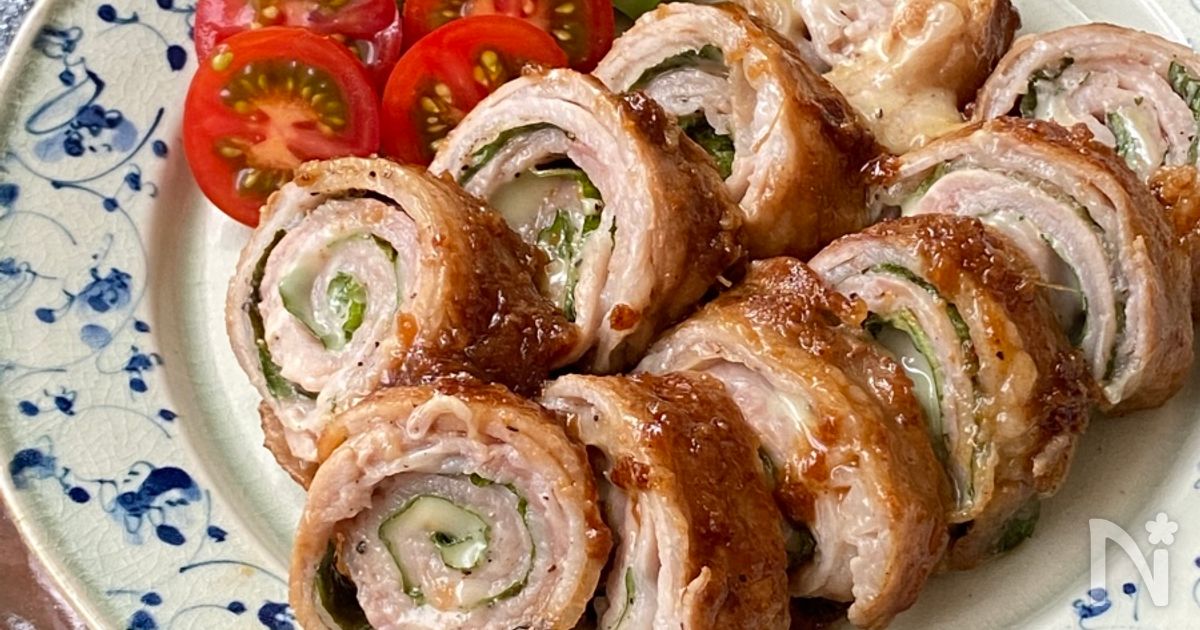 三枚肉しそ巻き ☆かんたん☆豚のしそ巻き by けろった1015 【クックパッド】 簡単