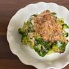 さらの作ってみた!投稿(ワンパン10分♪焼きブロッコリーのチーズおかかのせ)