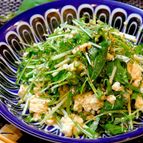 【10分で完成!!】豆腐と水菜の中華サラダ