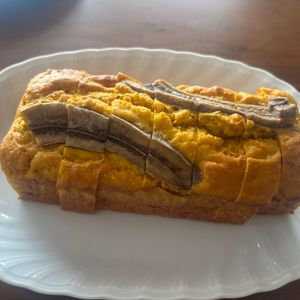 こむぎの作ってみた!投稿(砂糖不使用*バナナかぼちゃケーキ)