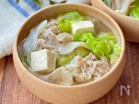 豚肉とたっぷり野菜のおかずスープ