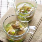 舞茸のネギスープ