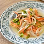 [アジの和風南蛮漬け]味の決め手は白だし♪