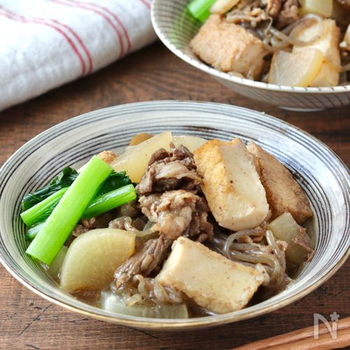 煮込み15分【牛肉と大根の煮物】