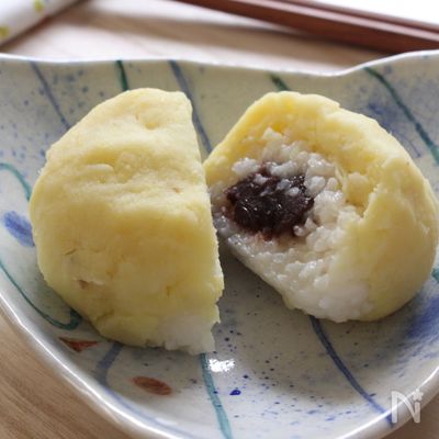 さつまいもあんのおはぎ。
