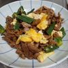 鶏皮坊主の作ってみた!投稿(『豚肉とオクラのとろたま甘辛炒め』たれが絡む♪ご飯が進む‼︎)