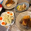 まーやんの作ってみた!投稿(【半熟卵ののり塩バターポテサラ】お箸が止まらない♡節約副菜)