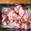 餡も衣も米粉で作る【揚げない酢豚】の工程1