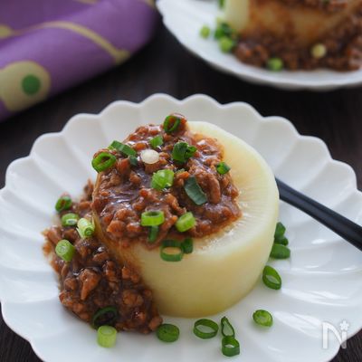 レンチンで作れる♪厚切りふろふき大根