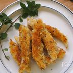 ちょっとの油で♪スティックレンコンの香ばしチーズフライ風
