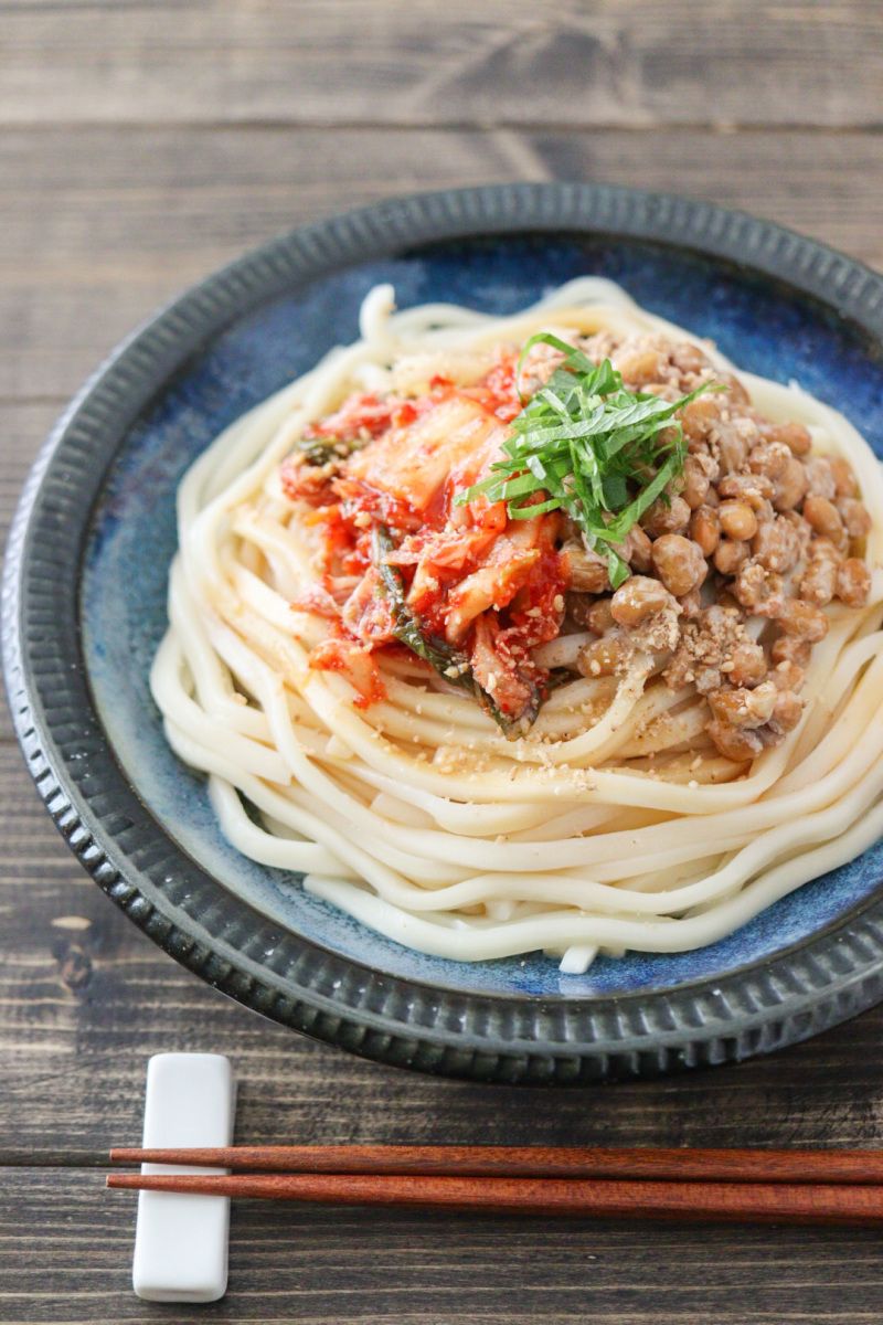 めんつゆ不要 冷やし納豆キムチうどん レシピサイト Nadia ナディア プロの料理家のおいしいレシピ