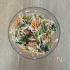 レンジで簡単《切り干し大根と野菜の中華サラダ》の工程2