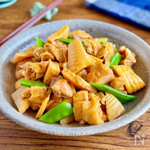 旬を味わう♪旨み広がる【鶏肉とたけのこの甘辛煮】