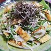 サトちゃんの作ってみた!投稿(【水菜とお揚げのチョレギサラダ】簡単極うまドレ!)