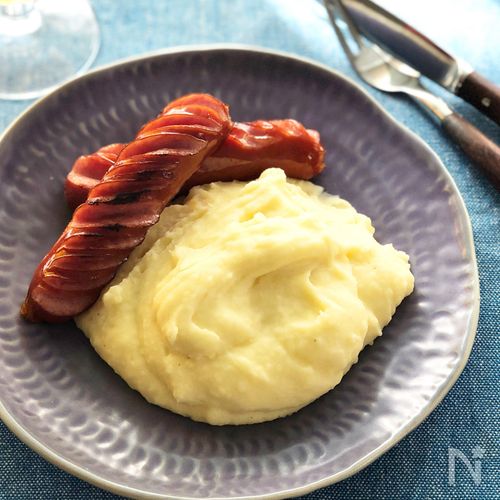 ザルを使ってあっという間になめらか「マッシュポテト」