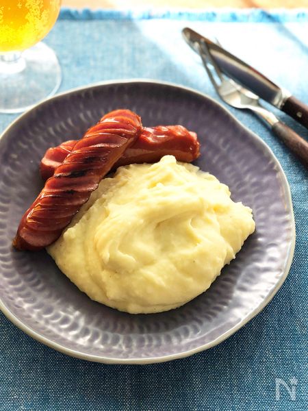 ザルを使ってあっという間になめらか「マッシュポテト」