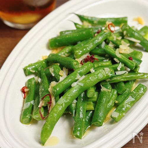 【インゲンのペペロン炒め】箸が止まらないやみつき副菜！