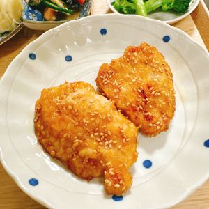 rwmochaの作ってみた!投稿(ワンパン10分！【鶏むね肉のやみつきチキン】甘辛スパイシー♩)