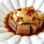 加熱要らずの漬けだれが絶品【長ねぎとこんにゃくの焼きびたし】