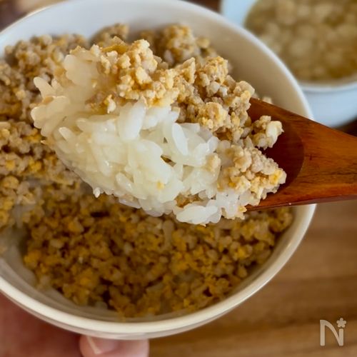 ばぁばに教えてもらったそぼろ丼