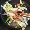 香ばし醤油のウインナー餅ピザの工程1