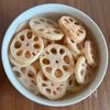 シャキシャキれんこんの ごま醤油炒めの工程2