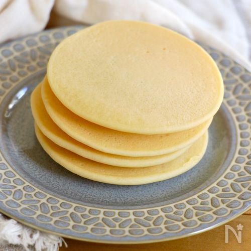 ベーキングパウダー不使用!離乳食おやつに♪米粉パンケーキ