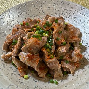 楽ラク手抜キッチン🐶🐾の作ってみた!投稿(【砂肝の旨ねぎ中華和え】簡単！栄養満点！)