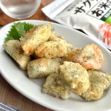 サクッと軽い食感の♪【長芋と海老ののり塩フリット】