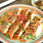 【ちくわがイカに変身！？】ちくわキムチチヂミ