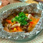 【鮭のヘルシーホイル焼き】下味冷凍☆野菜たっぷり♪♪