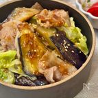 10分で完成！【なすキャベ豚丼】
