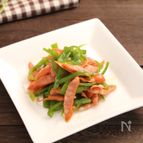レンジで簡単！シャウエッセンピーマン