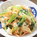 レンジで【ささみと小松菜の梅マヨ和え】さっぱり！お弁当にも！