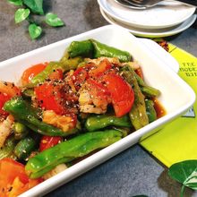 【フライパンひとつ】無限☆ししとうとトマトのバルサミコ酢炒め