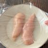 レンチンささみのスイートチリサラダの工程1
